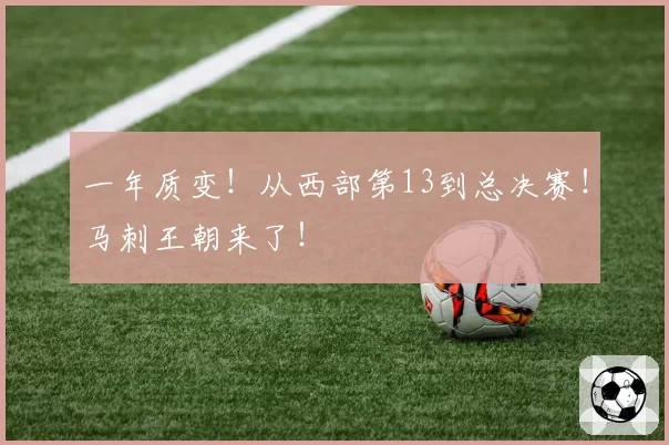 一年质变！从西部第13到总决赛！马刺王朝来了！